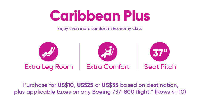 Boeing 737 800 Seating Chart Caribbean Airlines